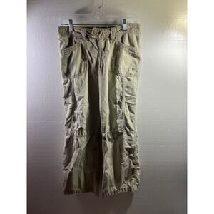 VTG Y2K Aeropostale Pants Womens 5/6 Khaki Tan Flare Boho See All Photos